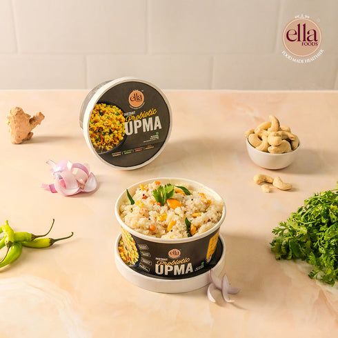 Ella Foods Instant Probiotic Upma  |Added Pre And Probiotics